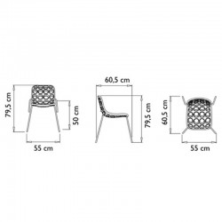 Chaise design d'intérieur et d'extérieur - CHIPS - myyour
