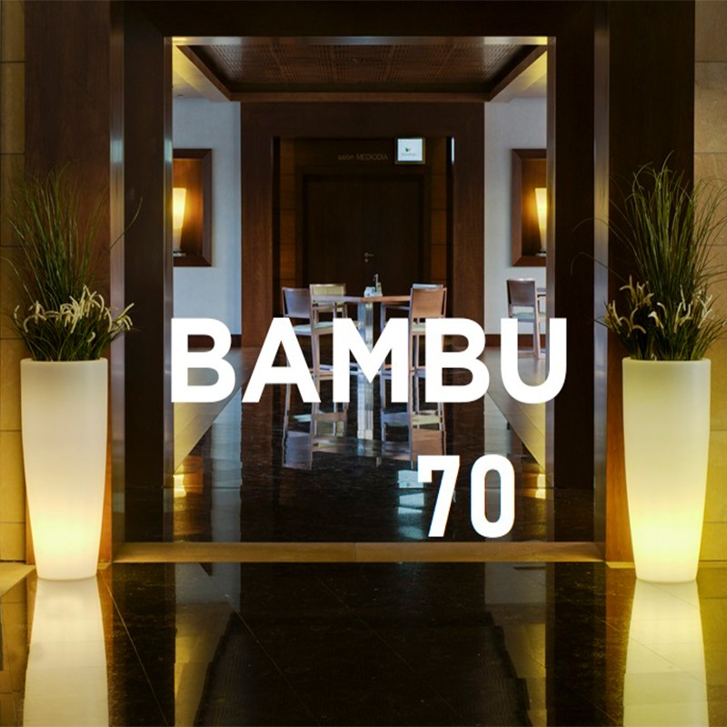 Pot de fleur lumineux - BAMBU 70 - Newgarden Pot de fleur lumineux - BAMBU 70 - Newgarden