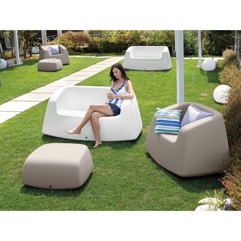 Salon de jardin avec coussins - SUGAR - LYXO Salon de jardin avec coussins - SUGAR - LYXO