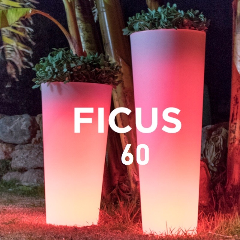 Pot de fleur lumineux - FICUS 60 - Newgarden Pot de fleur lumineux - FICUS 60 - Newgarden