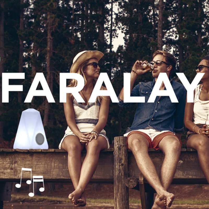 Lampe musicale Bluetooth - FARALAY-PLAY - Newgarden Lampe musicale Bluetooth - FARALAY-PLAY - Newgarden