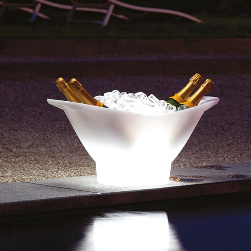 Seau à glace lumineux Champagne - lemobilierlumineux.com Seau à glace lumineux Champagne - lemobilierlumineux.com